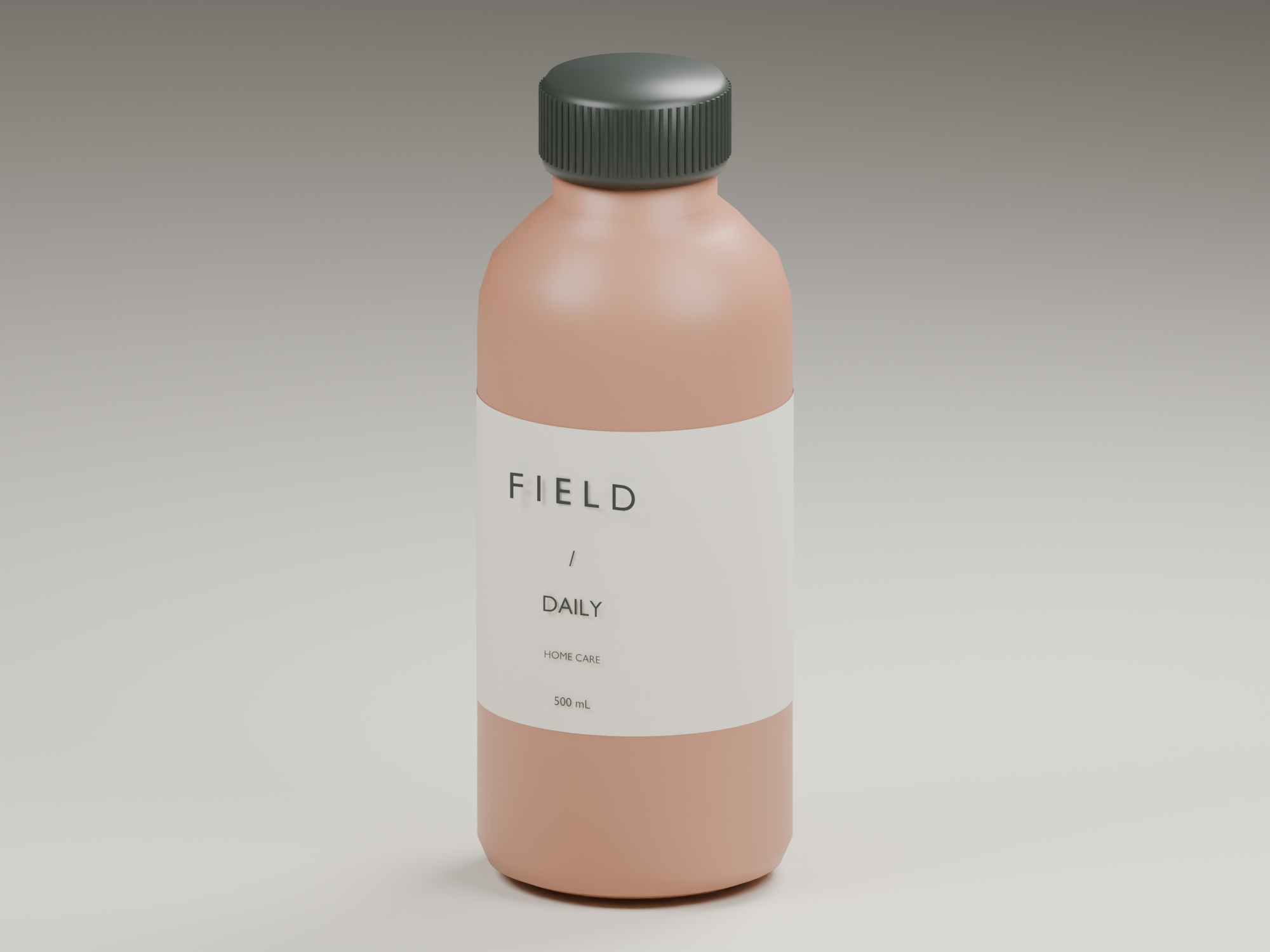 Actual Blender render, clay finish, quarter angle