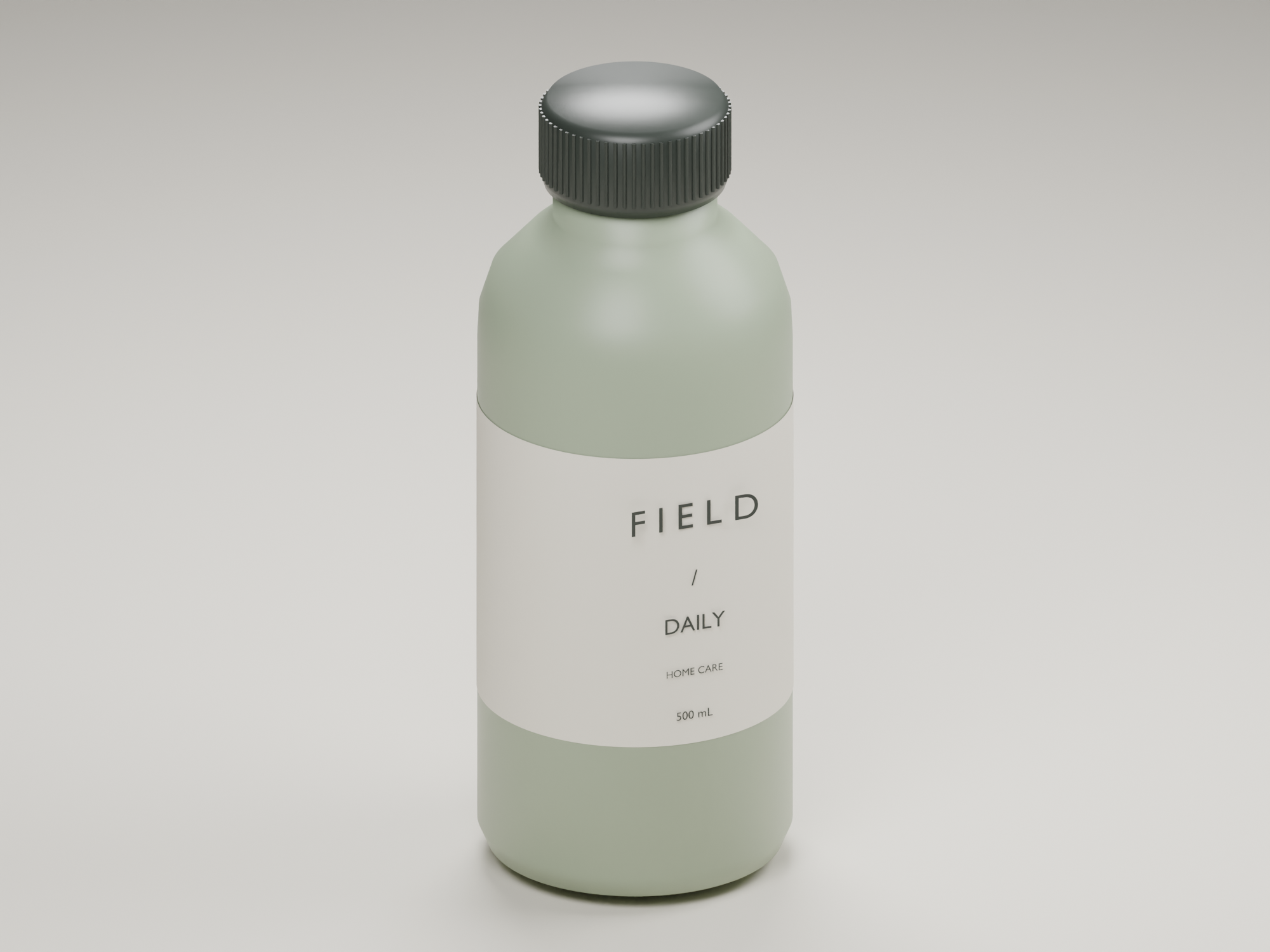 Actual Blender render, sage finish, detail angle